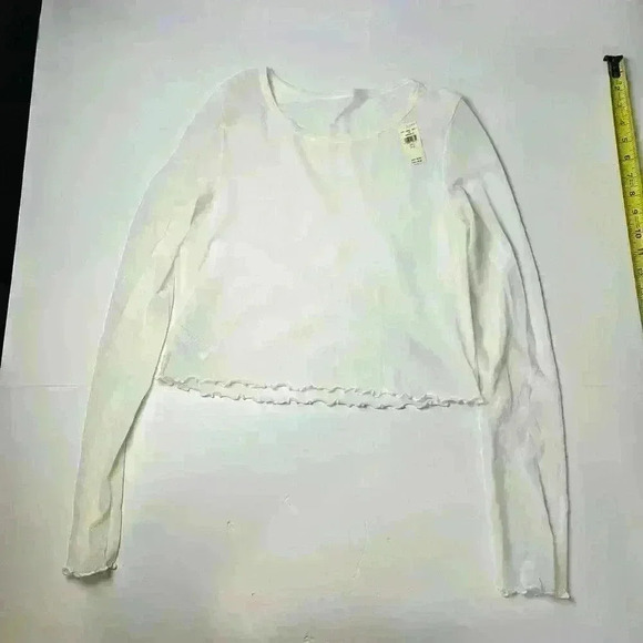 Aerie Magic of Mesh Top White Size Large - Picture 1 of 6